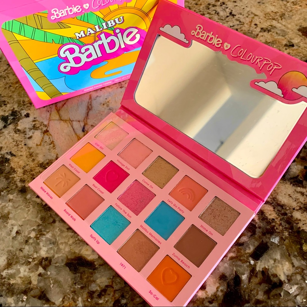 ColourPop Malibu Barbie Pressed Powder Eye Shadow Palette